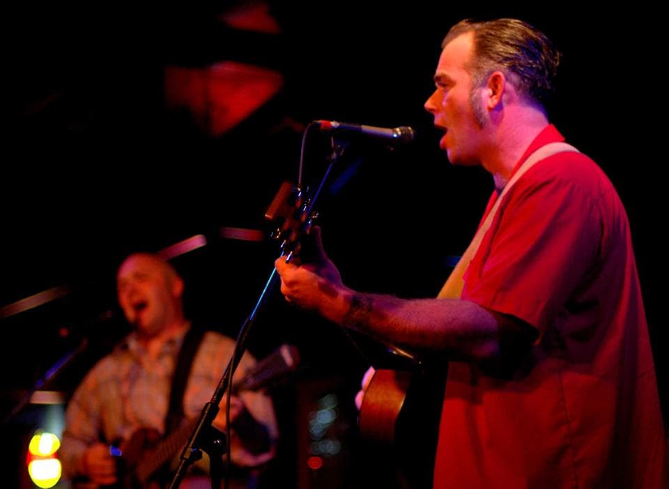 Lowell Greene and the one tire fire band.